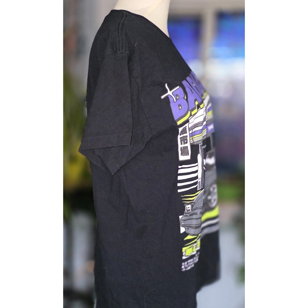 🖤 Nyaason Bad Habits Graphic T‑Shirt Spencer’s Mens Black Cotton Streetwear Tee - Picture 8 of 10